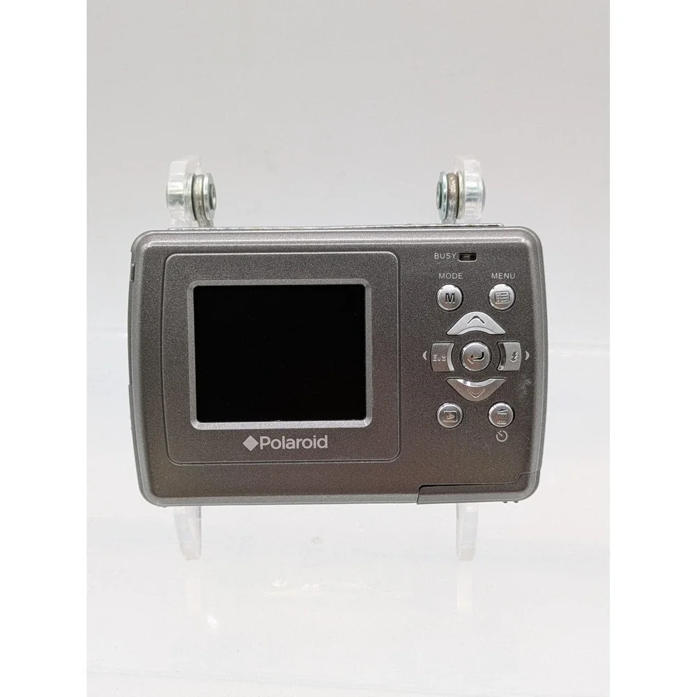 Polaroid A815 Digital Camera 15MP Silver Compact LCD AA SD Point Shoot Tested